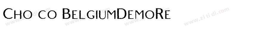 Cho co BelgiumDemoRe字体转换